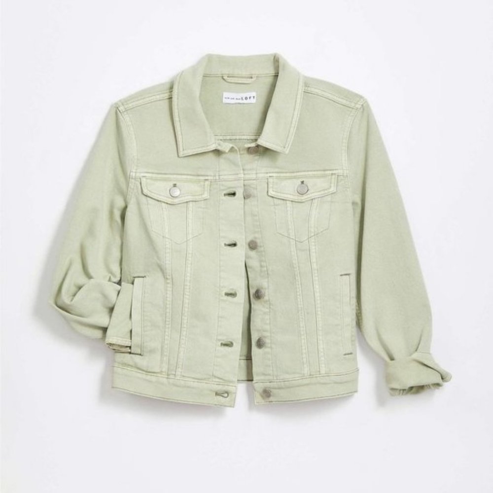 Sage Green Jean Jacket